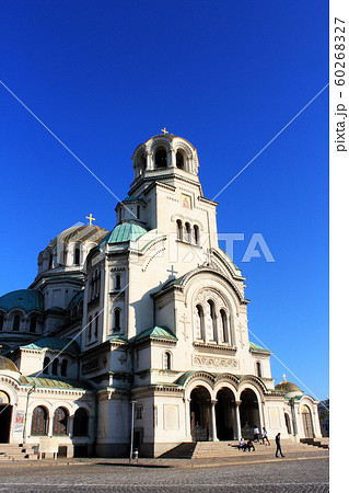ブルガリア アレクサンドル ネフスキー大聖堂の写真素材