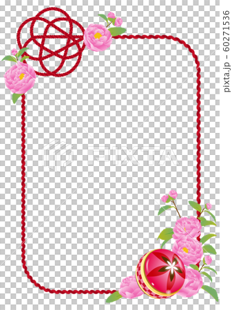 Mizuhiki Teban Peony Frame 60271536