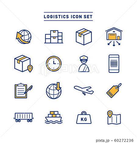 LOGISTICS ICON SET 60272236