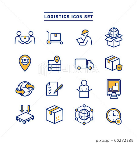 LOGISTICS ICON SET 60272239