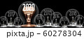 Light Bulbs with New Year 2020 Concept 60278304