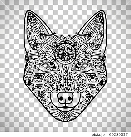 Wolf head with guata 60280037