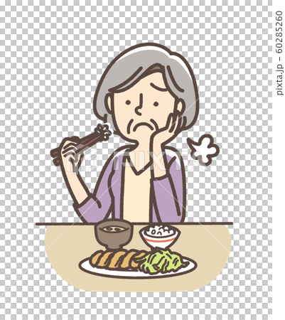 食欲不振　おばあさん 60285260
