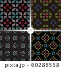 Shiny ornaments vector seamless patterns. 60288558