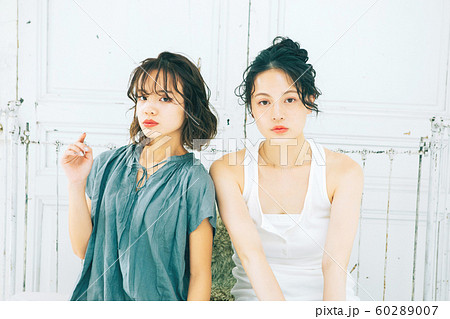 ヘアスタイル　２ショット 60289007