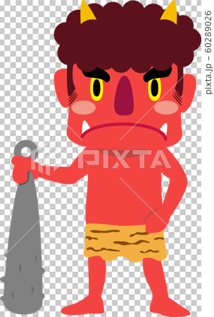 Standing red demon Standing red demon 60289026