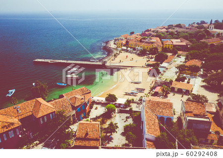 Aerial view of Goree Island. Goree. Dakar, 60292408