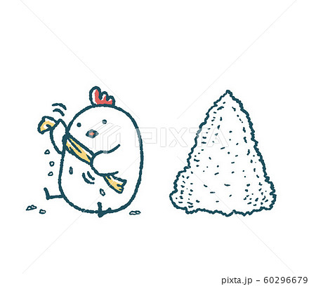 ゆるいにわとりはゴシゴシと大量の垢を落とす 60296679