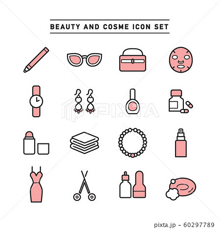 BEAUTY AND COSME ICON SET 60297789