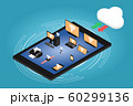 Group of wireless technologies isometric. 60299136