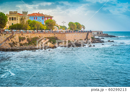Alghero, Sardinia. Summer sunset view of the 60299213