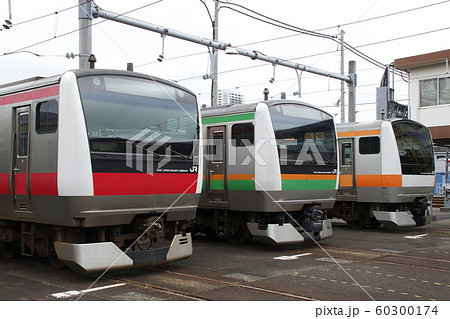 東京総合車両センターで展示されるE233系 60300174