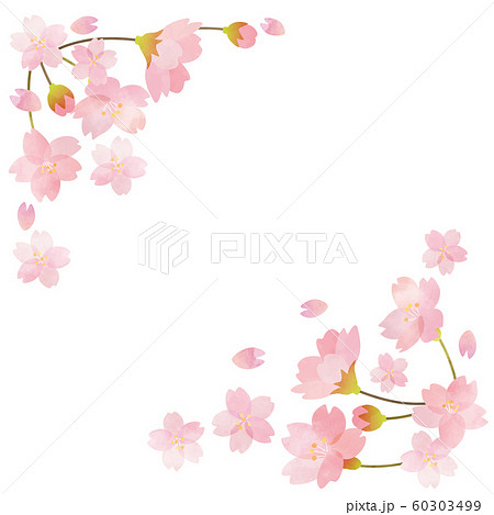 桜フレーム03のイラスト素材