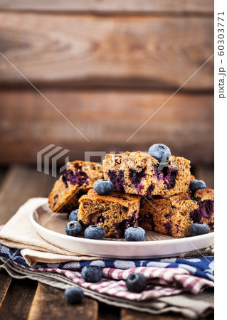Blueberry buckwheat coffee cake Blueberry buckwheat coffee cake 60303771