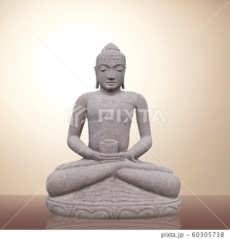 Statue of Buddha in white background Statue of Buddha in white background 60305738