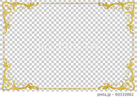 ゴールドフレームメタルのイラスト素材 ゴールドフレームメタルのイラスト素材