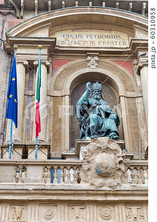 Accursio Palace with statue of Pope Gregory in 60310958