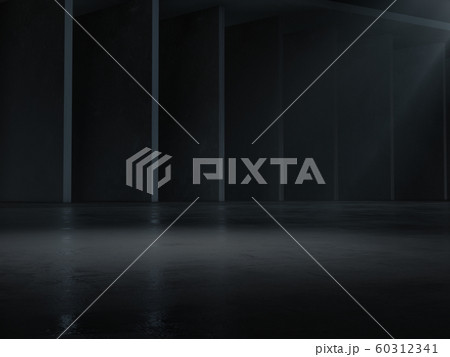 Product showcase with light spot on background, abstract space background.3D rendering 60312341