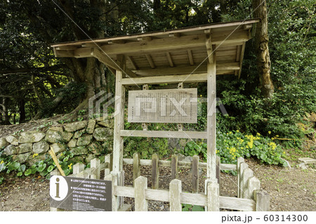 萩城跡指月公園 萩城 詰丸跡登り口 山口県萩市 萩城跡指月公園 萩城 詰丸跡登り口 山口県萩市 60314300