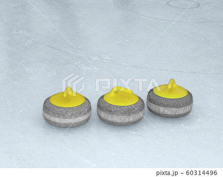 Curling stones on ice Curling stones on ice 60314496