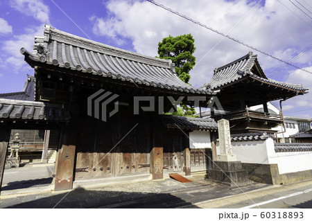 法華寺　山門　山口県萩市 60318893