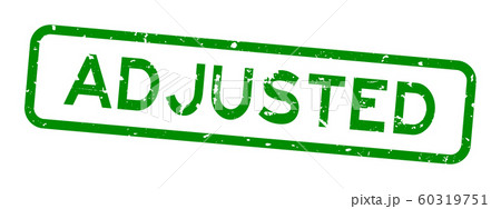 Grunge green adjusted word square rubber seal stamp Grunge green adjusted word square rubber seal stamp 60319751