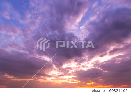 blue bright and orange yellow dramatic sunset sky blue bright and orange yellow dramatic sunset sky 60321102