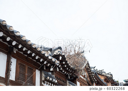 Detail of building in Bukchon Hanok Village, a Detail of building in Bukchon Hanok Village, a 60322268