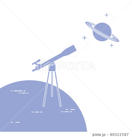 Telescope, planet Saturn with rings Astronomy. Telescope, planet Saturn with rings Astronomy. 60322587