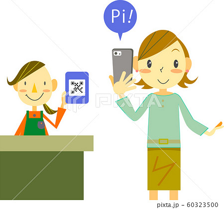 キャッシュレス決済　レジ 60323500