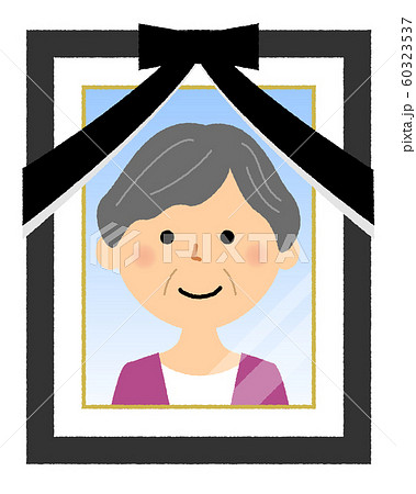 遺影写真 シニア女性 遺影写真 シニア女性 60323537