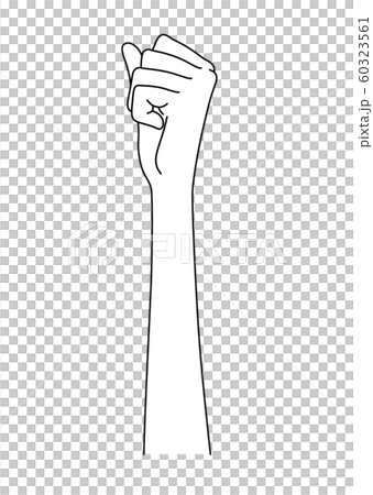 Hand of a woman who held the hand Hand of a woman who held the hand 60323561