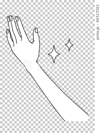 Open hand of woman 60323562