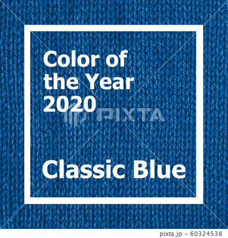 Classic Blue - Color of the Year on Jersey texture Classic Blue - Color of the Year on Jersey texture 60324538