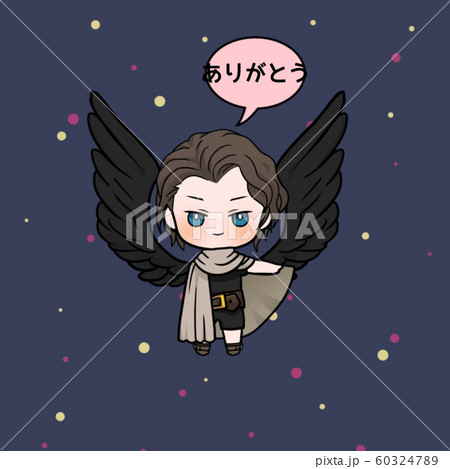 キャラクター画像1のイラスト素材