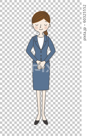 紺色のスーツの女性05 紺色のスーツの女性05 60325552