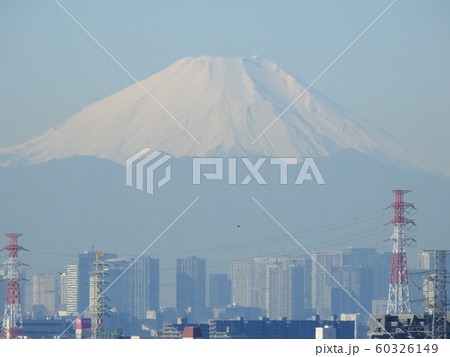 富士山と。。東京の高層ビル群と。。鳥さんが2羽。。(笑い)。。 富士山と。。東京の高層ビル群と。。鳥さんが2羽。。(笑い)。。 60326149