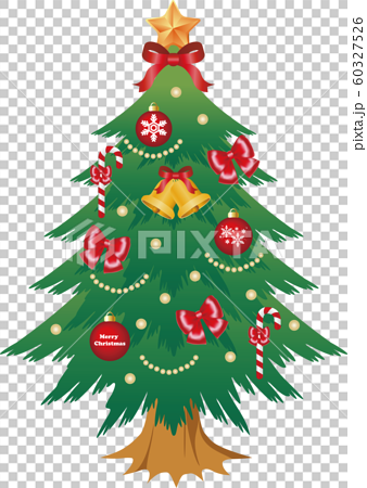 クリスマス クリスマスツリー かわいい おしゃれ シンプルのイラスト素材