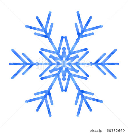 Abstract design template with polygonal snowflake 60332660