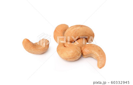Cashews nut isolated on white background 60332945