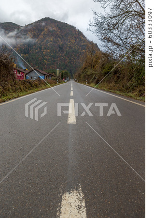 Traveling in Broto mountain Spain 60333097