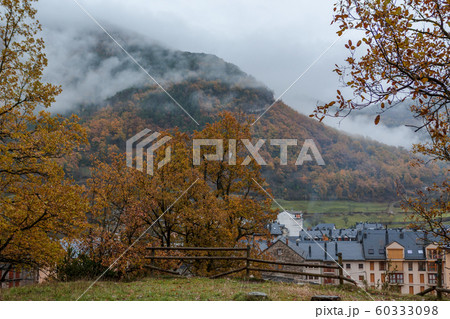 Traveling in Broto mountain Spain 60333098