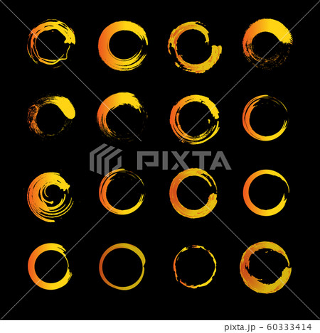 Set of vector icon, and logo depicting the solar circle. Modern styling sun. Collection of logos and icons of gold, orange and yellow colors. Set of vector icon, and logo depicting the solar circle. Modern styling sun. Collection of logos and icons of gold, orange and yellow colors. 60333414