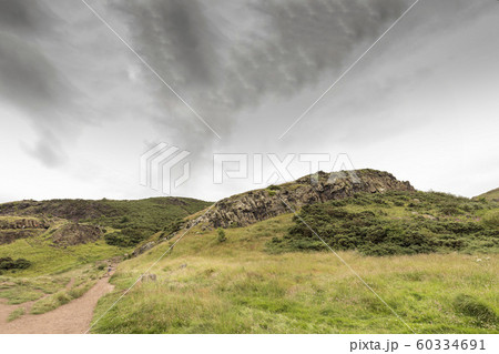 View of Arthur's Seat in Holyrood Park in Edinburgh, Scotland 60334691