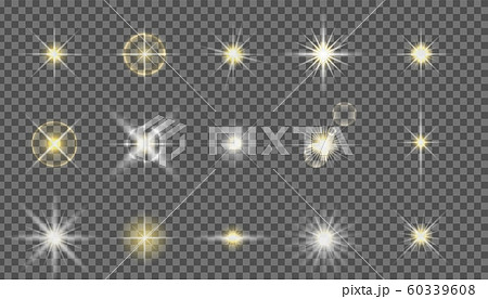 Flash Camera Light Effect Realistic Twinkle のイラスト素材 Flash Camera Light Effect Realistic Twinkle のイラスト素材