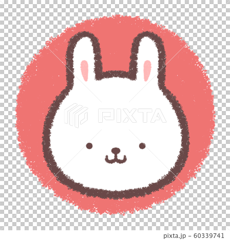 Icon rabbit-circle - Stock Illustration [60339741] - PIXTA