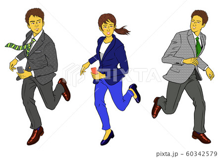 行動力のある新入社員男女３セット 60342579