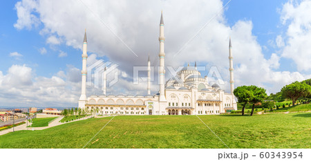 New Big Camlica Mosque of Istanbul, Turkey 60343954