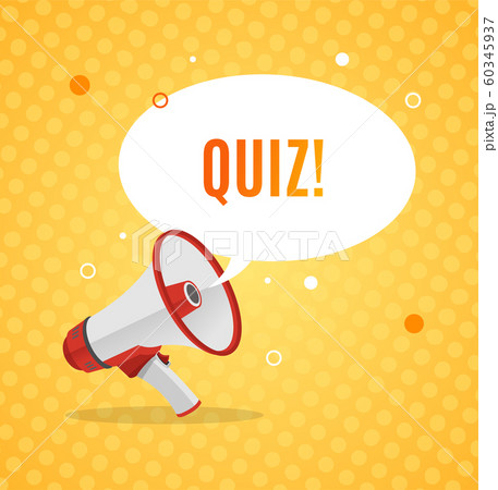 Cartoon Color Quiz Concept Banner Card. Vector Cartoon Color Quiz Concept Banner Card. Vector 60345937