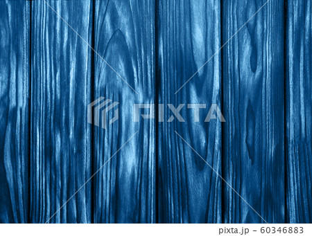Old  wooden board toned classic blue color 60346883